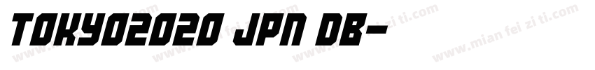 TOKYO2020 JPN DB字体转换